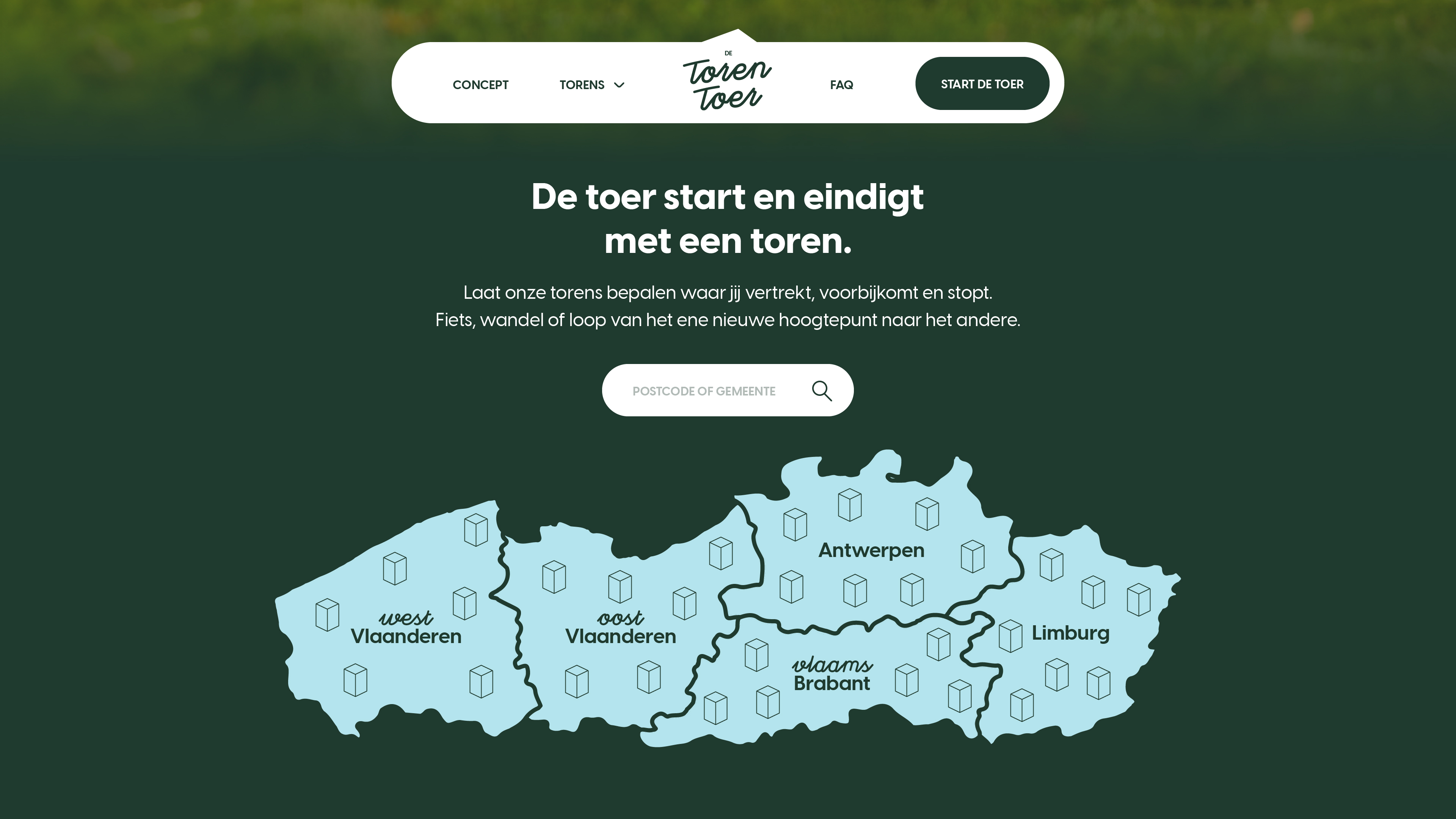 Suikernonkels De Toren Toer website kaart